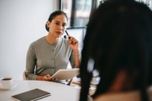 Consulta com psicóloga para tratar síndrome do pânico